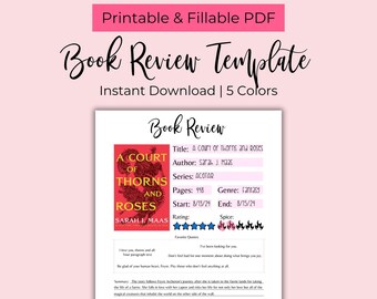 Buchbesprechung Journal Vorlage, Leseplaner, Buchbesprechung Vorlage, Buchbesprechung Blatt, Buchbesprechung Tracker Goodnotes, Book Club