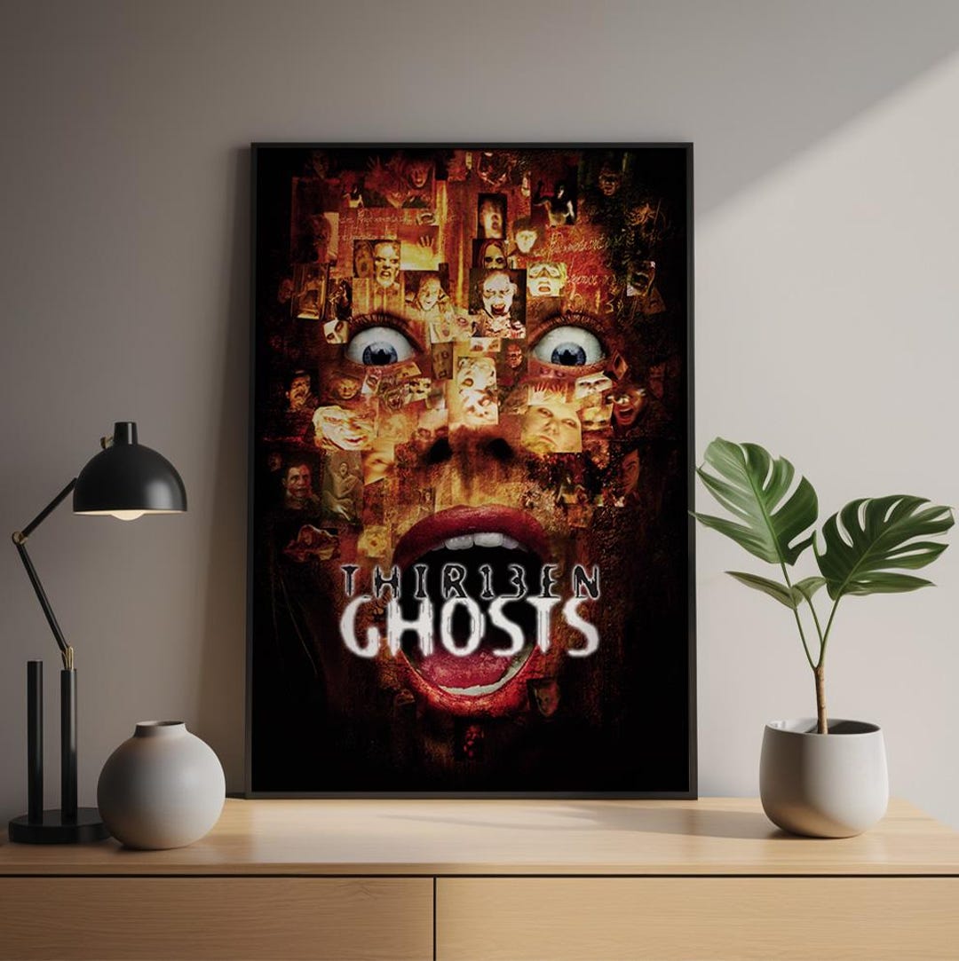 Thirteen Ghosts Horror Movie Poster Printed on HD Waterproof Canvas No