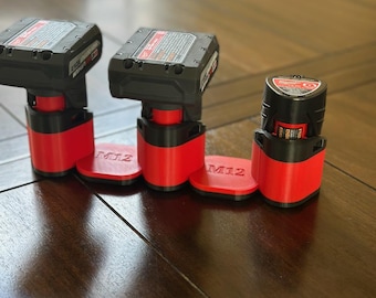 Suporte de bateria Milwaukee M12