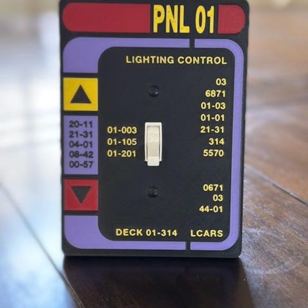 LCARS - Light Switch Cover Plate