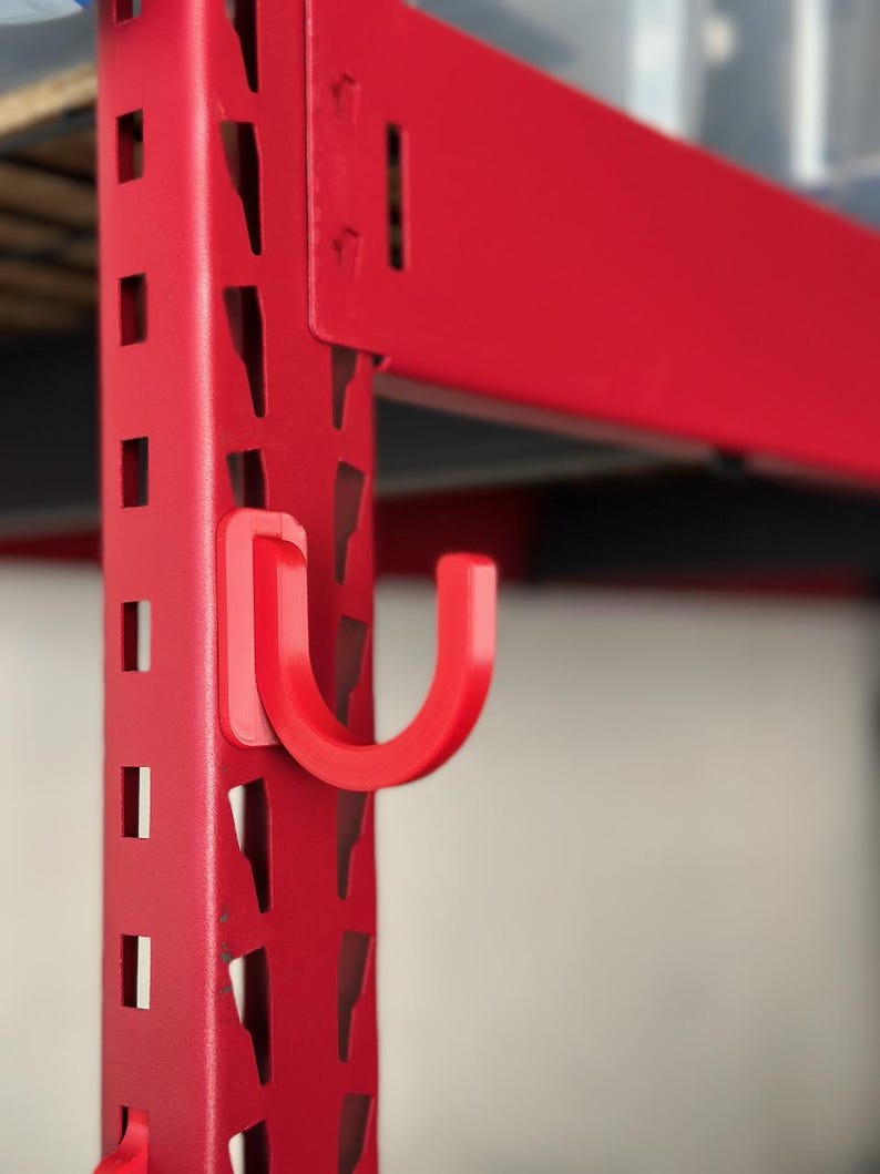 Metal Storage Rack Hooks Husky Compatible Storage Rack Hooks - Front - Etsy