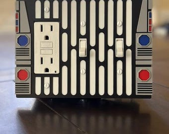 Star Wars inspired - Light Switch Cover Plate - Empire - 3 Gang