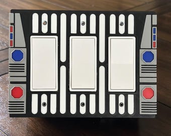Star Wars inspired - Light Switch Cover Plate - (3 Decora)