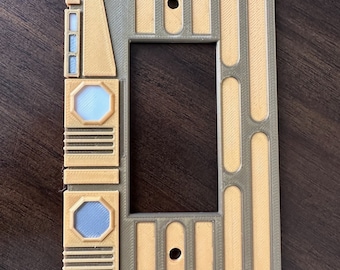 Star Wars inspired - Single Switch Decora Light Switch Plate