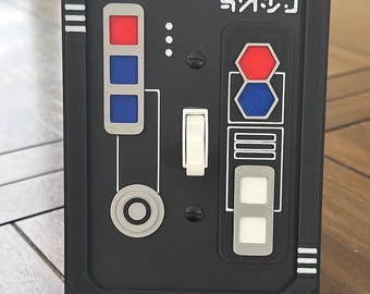 Star Wars inspired - Control Panel Light Switch Cover Plate