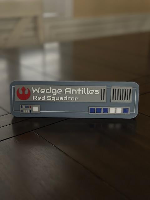Star Wars Inspired - Name Plate - Desktop Plaque - Wall Plaque ...