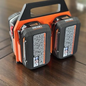 Battery Carrier for Ridgid 18V Batteries - 4 pack