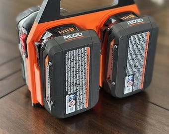 Battery Carrier for Ridgid 18V Batteries - 4 pack