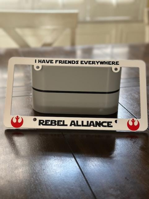 Star Wars Inspired - License Plate Frame - Customizable - Etsy