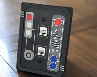 Star Wars inspired | Network Wall Plate | Keystone | Cover Plate