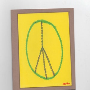 Set Of Six Peace on Earth Note Cards