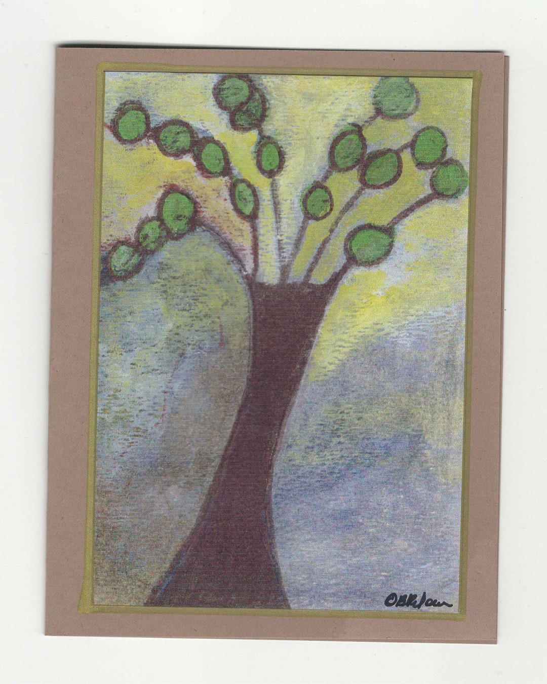 Blank Note Card, Fine Art Tree Print - Etsy