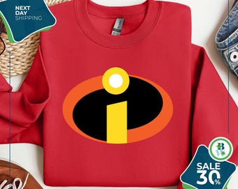 The Incredibles Logo Kids Sweatshirt | Disney Incredibles Logo Family Hoodie | Incredibles Toddler Sweater | Disney Trip Sweatshirt