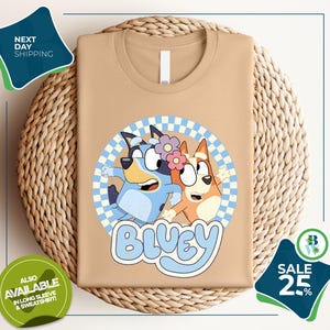 Bluey Family Shirt | Blue Dog Shirt | Blue and Friends Shirt | Gift for Friend | Blue Dog Kids Tshirt | Gift for Birthday | Blue T-Shirt