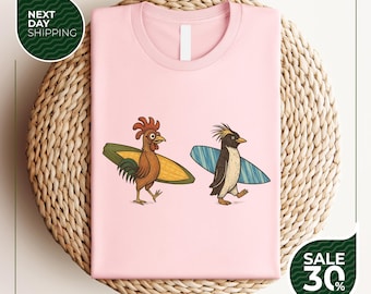 Cody Maverick & Chicken Joe Surfs Up Unisex T-Shirt | Funny Shirt |Trendy Shirt