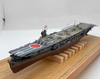 HMSユニコーン航空母艦モデル - イギリス海軍 - 90 cm木製航空母艦