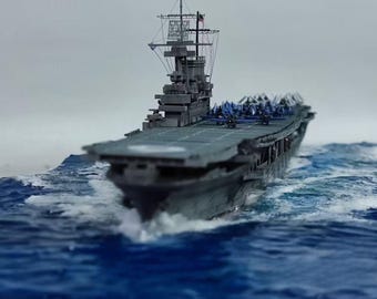 Curated Collection] USS Enterprise (CV-6) - The Unsinkable Legend | 1:700 Scale collectable Carrier Model