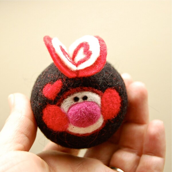 Valentine's Day Love Bug Hand Rattle Ready to Ship
