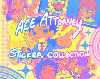 Ace Attorney Sticker Collection