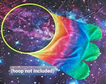 Hoop Silk Veil  * CUSTOM dyed & size, Single. Hoop NOT included. *Please Read Item Details!*