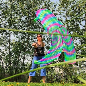 Silk Veil Poi Complete Set; PAIR. Please Read Full Description. Approx 2 weeks, Custom Made. This is NOT a set of fans.