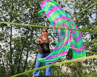 Silk Veil Poi Complete Set; PAIR. Please Read Full Description. Approx 2 weeks, Custom Made. This is NOT a set of fans.