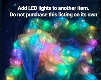 20 Blue LED lights per fan This is NOT a set of fans Add-On to your order to put lights on Fans from my shop. *PLEASE read item description
