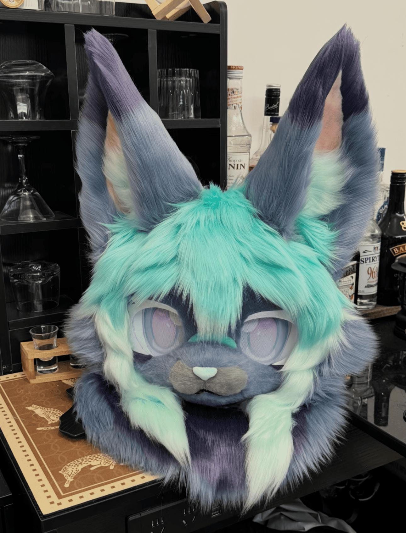 Forest Rabbit Adventurer Fursuit Head,cosplay Kenomo Furhead,theme ...