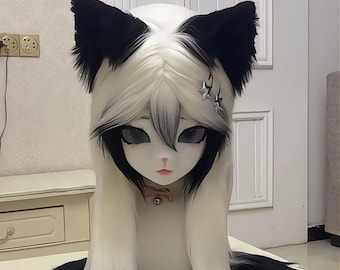 Fursuit Kopf,Cosplay Kigurumi Furhead,Kenamo Themenparty, pelzige Fursona Maske, pelzig, Fursuit Premade, Fursuit Fan, Fursuit Zubehör