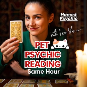 Pet Psychic Reading, Telepathic Animal Communication, Deceased Pet Reading, Does My Pet Love Me,Accurate Cat Dog Pet Tarot Reading