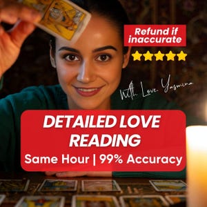 Very Detailed Love Tarot Reading Same Hour, Twin Flame Reading, Soulmate Reading, Psychic Love Reading, Medium Reading with Tarot Cards