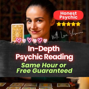 Psychic Reading Same Hour, Honest Psychic Reading, Love Reading, Psychic Love Reading, Medium Reading, Psychic Spiritual Advices