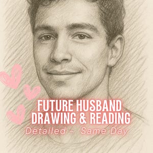 Future Husband Drawing, Soulmate Drawing Reading, Draw My Future Husband, Soulmate Twinflame Psychic Reading and Sketch