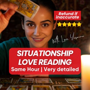 Detailed Situationship Reading Same Hour, Twin Flame Reading, Soulmate Reading, Psychic Love Reading, Medium Reading with Tarot Cards