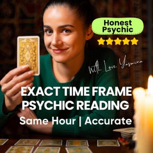 Exact Time Frame Reading, Same Hour Tarot Card Reading, Medium Clairvoyant Reading, Time Frame Tarot Reading, Time Frame Psychic Reading