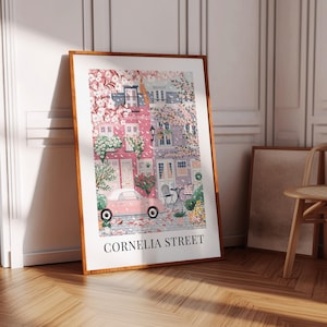 Cornelia Street Poster Cornelia Street Wall Art Cornelia Street Art. Cornelia Street Print, Century Modern, Digital Wall Art, song Decor