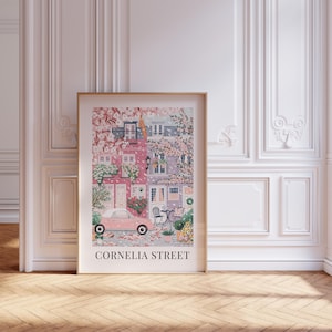 Cornelia Street Poster, Cornelia Street Wall Art Cornelia Street Art. Cornelia Street Print, Century Modern, Digital Wall Art, Taylor Decor