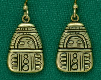 Pendientes del Amuleto Tribal del Desfiladero del Río Columbia