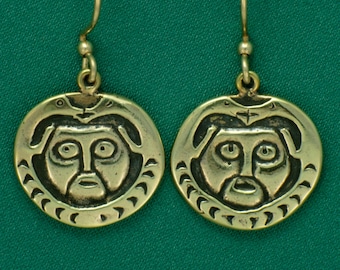 Nutriciones & Sol Cara- Noroeste Tribal -Bronce- Pendientes