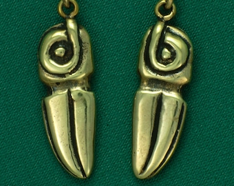 Stone Raven Tribal ~ Columbia River Gorge ~ Bronce ~ Pendientes