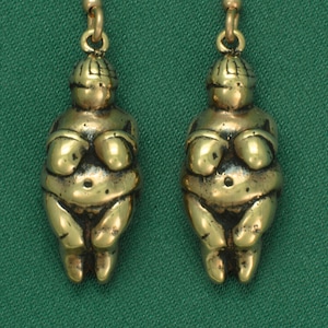 VENUS OF WILLENDORF~ Bronze~ Earrings