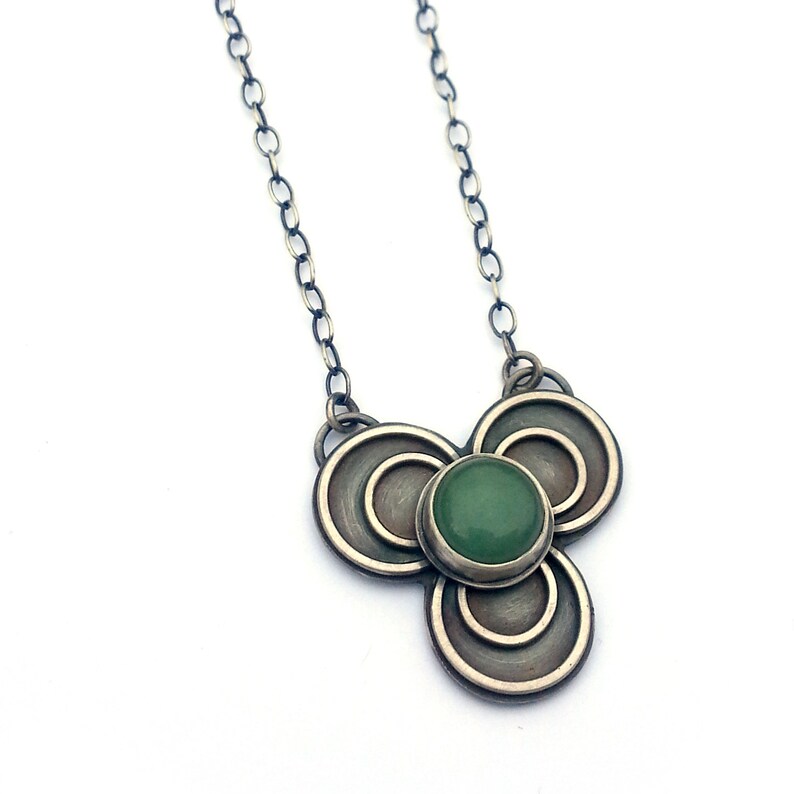 Sterling Silver Necklace Oxidized Silver Necklace From the Etsy