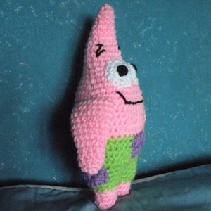 PDF Patrick Star 9.2 inches amigurumi doll crochet pattern image 2