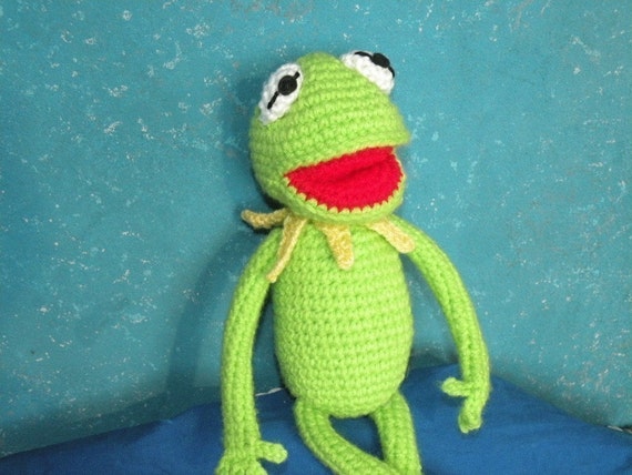 Descarga Instantánea Pdf Kermitgustavorené La Rana 35 Cm Amigurumi Patrón De Crochet En Español