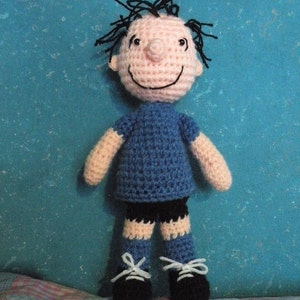 INSTANT DOWNLOAD PDF - Pigpen from Peanuts - amigurumi doll crochet pattern