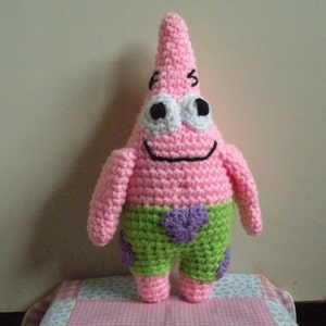 PDF Patrick Star 9.2 inches amigurumi doll crochet pattern image 3