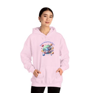 Cosmic Adventure Hoodie: Unisex Galaxy Sweatshirt - Gildan 18500