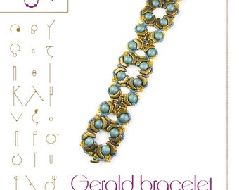 bracelet tutorial / pattern Gerald bracelet with arrow beads ...PDF instruction for personal use only