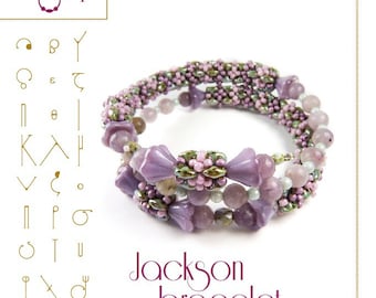 bracelet tutorial / pattern Jackson...PDF instruction for personal use only