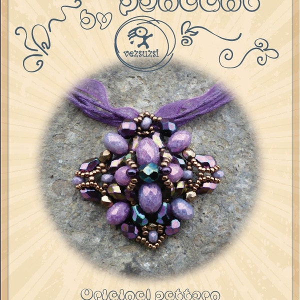 Jeromos pendant... PDF instruction for personal use only- tutorial, pattern